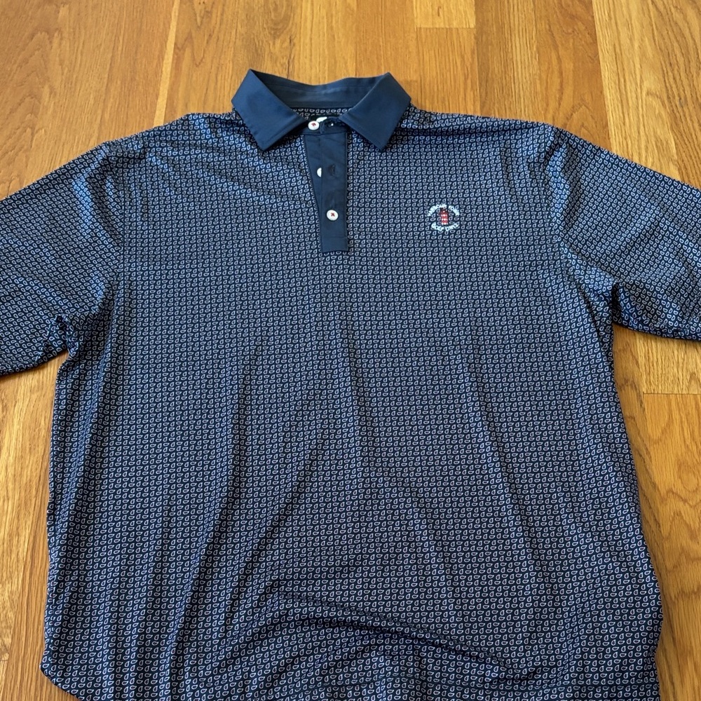 Men's Blue Polo Harbour Town Golf Links Shirt